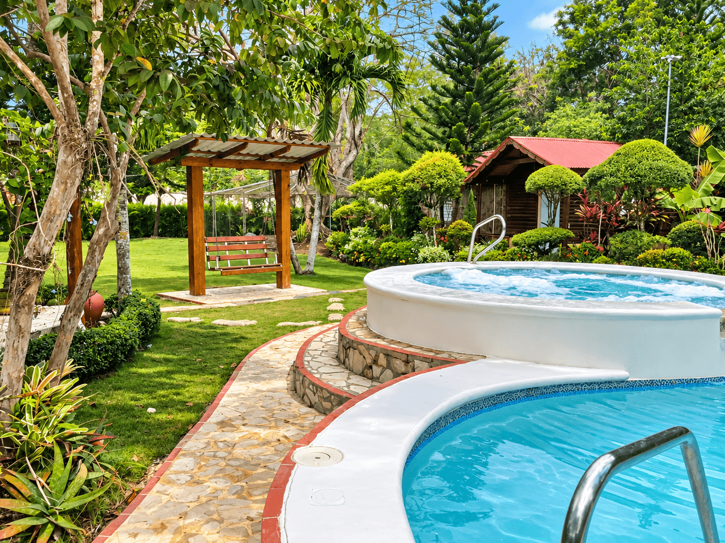 Hacienda Familia B.M. — Pasadía con piscina